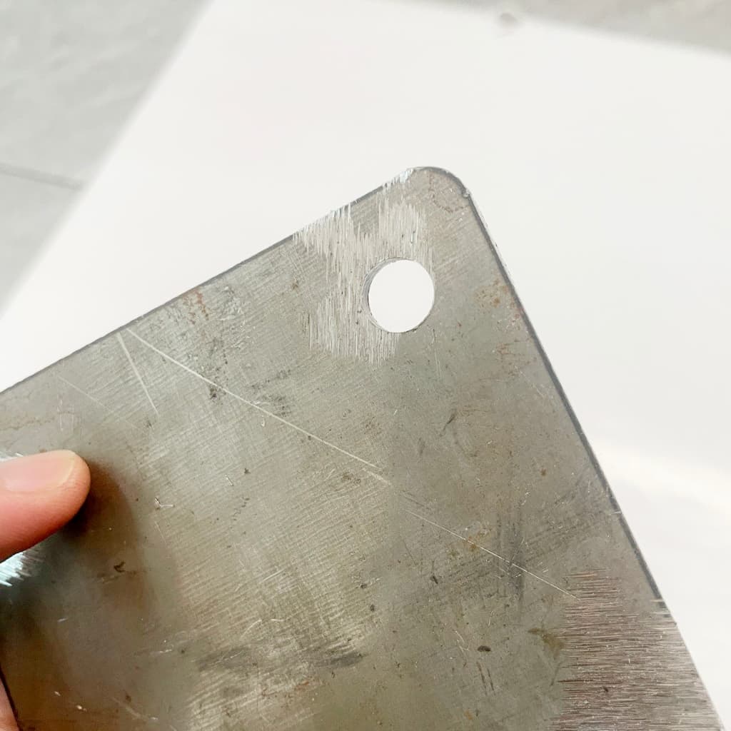 Bản mã sắt vuông, 10x10cm dày 3ly lỗ tròn phi 14
