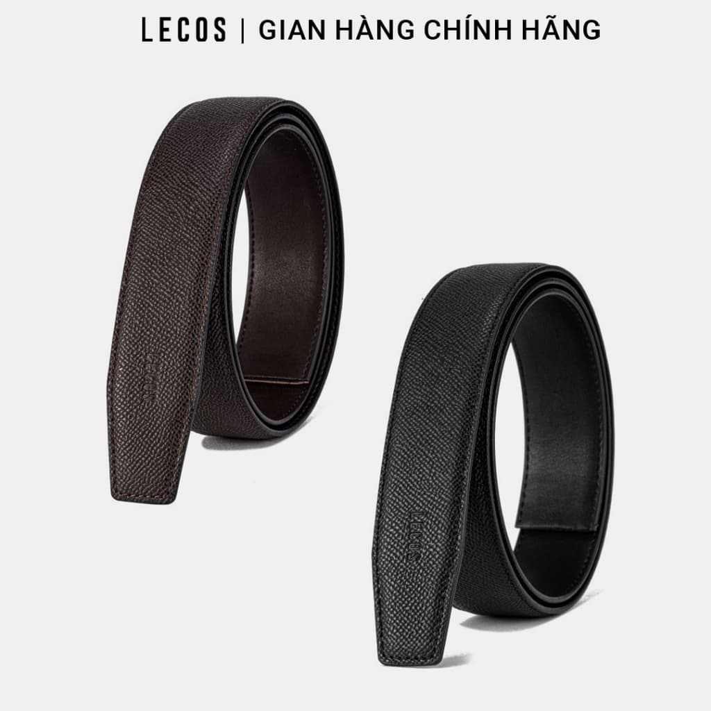 Dây Lưng Da Bò Không Đầu LECOS LDB2 Da Bò Thật Nguyên Tấm Bản 3.5cm Bền Đẹp
