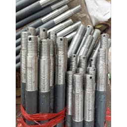 Bộ 2 Bánh Xe Đẩy Cao Su Gang Đường Kính 20Cm Chịu Tải 400kg, Kèm Trục Phi 18 Chất Lượng Cao 3