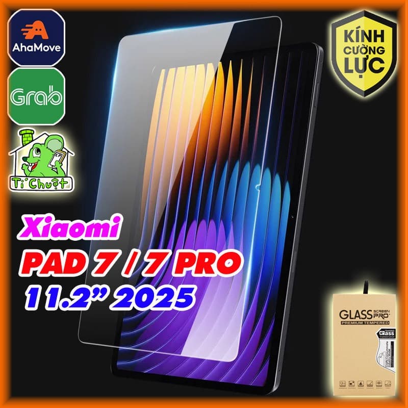 [Ảnh Thật] Kính CL MTB Xia0mi Mi PAD 7 / PAD 7 PRO 11.2" 2025 Cường Lực 2.5D-9H-0.26mm
