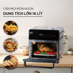 Nồi chiên không dầu kết hợp hấp KUCHEN KU PCL2228 16L chính hãng 4