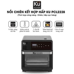 Nồi chiên không dầu kết hợp hấp KUCHEN KU PCL2228 16L chính hãng 5