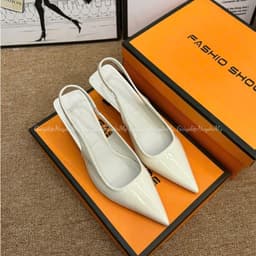 Cao gót 5p mũi nhọn da bóng nhẹ mềm đi êm chân chắc chắn ( TT17 ) 6