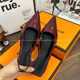 Cao gót 5p mũi nhọn da bóng nhẹ mềm đi êm chân chắc chắn ( TT17 ) 3