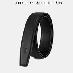 [4-25/9 TẶNG QUÀ TRUNG THU 599K] Dây Lưng Da Bò Không Đầu LECOS LDB3 Da Thật 2 Lớp May Viền Dẻo Dai Bản 3.5cm 2