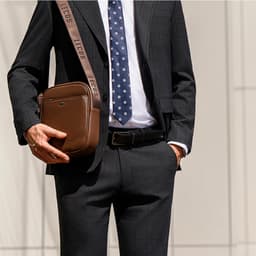 Thắt Lưng Nam LECOS LD7 Da Thật May Viền Chống Bong Tróc Gãy Gập 2