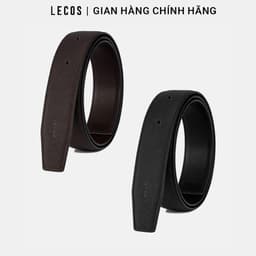 [4-25/9 TẶNG QUÀ TRUNG THU 599K] Thắt Lưng Nam LECOS LDB4 Dây Da Thật Dập Vân Tinh Tế Lắp Khóa Tự Động Bản 3.5cm 2