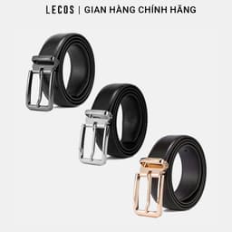 Thắt Lưng Nam LECOS LD7 Da Thật May Viền Chống Bong Tróc Gãy Gập 1