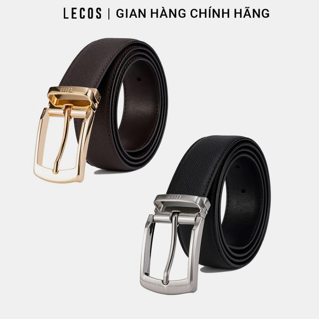 Mặt Thắt Lưng Nam Rời LECOS LD4 Dây Nịt Nam Khóa Tự Động Da Thật Hợp Kim Sang Trọng đi Làm
