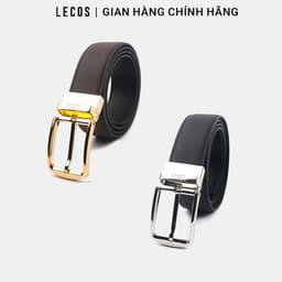 Thắt Lưng Nam LECOS LD12 Da Thật May Viền Chống Bong Tróc Gãy Gập 1