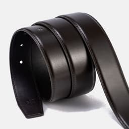 Dây Lưng Da Bò Không Đầu LECOS LDB7 Da Thật 2 Lớp May Viền Dẻo Dai Bản 3.5cm 4