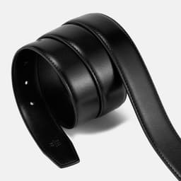 Dây Lưng Da Bò Không Đầu LECOS LDB7 Da Thật 2 Lớp May Viền Dẻo Dai Bản 3.5cm 5
