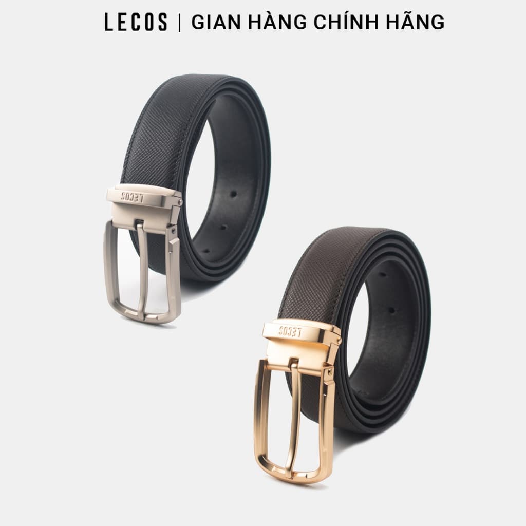 Thắt Lưng Nam LECOS LD9 Da Thật Phong Cách Quý Ông Phối Quần Âu