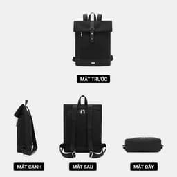 [4-25/9 TẶNG QUÀ TRUNG THU 599K] Balo Vải Oxford LECOS LBH1 Vải Oxford Chống Nước Phom Vuông Gọn đi Công Tác 6