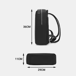 [4-25/9 TẶNG QUÀ TRUNG THU 599K] Balo Du Lịch Nam LECOS LBH2 Vải Oxford Chống Nước Khóa Kim Loại Bền Chống Xước 5