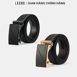 Thắt Lưng Nam LECOS LD13 Da Thật May Viền Chống Bong Tróc Gãy Gập 1