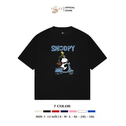 (Có áo người lớn) áo thun snoopy, áo phông hoạt hình snoopy, áo thun cho bé trai, bé gái mềm mịn, thấm hút tốt ISEE IS56 2