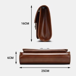 Túi Clutch Nam LECOS LC10 Da Cao Cấp Quai Đeo Cổ Tay Tiện Lợi Dự Tiệc 5