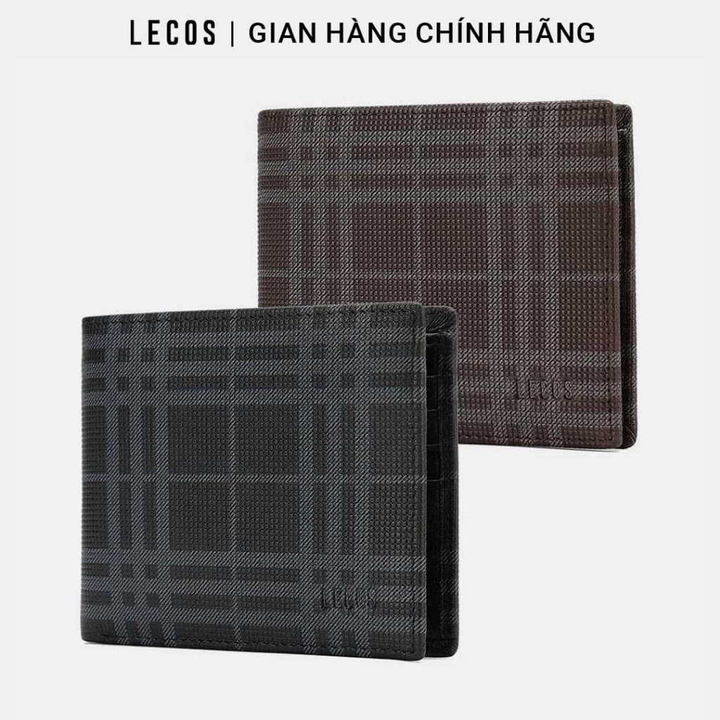 Ví Da Nam LECOS LV7 Da Thật Nhiều Ngăn Thẻ Nhỏ Gọn Bỏ Túi