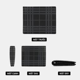 Ví Da Nam LECOS LV7 Da Thật Nhiều Ngăn Thẻ Nhỏ Gọn Bỏ Túi 6