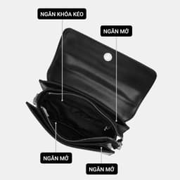 Túi Clutch Nam LECOS LC11 Da Cao Cấp Phom Cứng Cáp May Tay Tỉ Mỉ 7