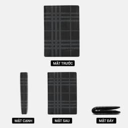 Ví Nam Đứng LECOS LV5 Da Bò Thật Nhiều Ngăn Thẻ Nhỏ Gọn Bỏ Túi 5