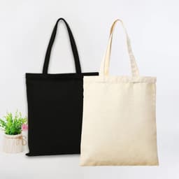 Túi tote, Túi vải bố canvas cotton in tên và năm sinh theo yêu cầu Basic đeo vai thời trang hàn quốc đựng vừa A4 - yc196 4