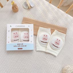 Hộp 2 Đệm Tất Gối Tập Bò Tập Đi Monona Bảo Vệ Đầu Gối Cho Bé Chất Liệu Xuất Hàn Cao Cấp An Toàn 6