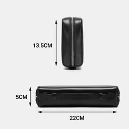 [4-25/9 TẶNG QUÀ TRUNG THU 599K] Ví Cầm Tay Nam LECOS LC13 Ví Clutch Kẹp Nách Nam Da Cao Cấp Chống Xước Chống Thấm Nước 5