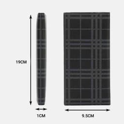 Ví Nam Đứng LECOS LV8 Dáng Đứng Da Thật May Kép Bền Bỉ Chống Gãy Nếp 4
