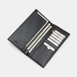 Ví Nam Đứng LECOS LV8 Dáng Đứng Da Thật May Kép Bền Bỉ Chống Gãy Nếp 7