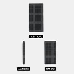 Ví Nam Đứng LECOS LV8 Dáng Đứng Da Thật May Kép Bền Bỉ Chống Gãy Nếp 5