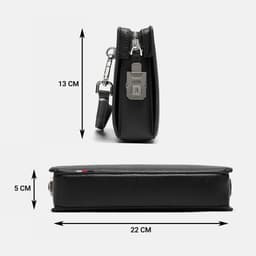 Túi Clutch Nam LECOS LC14 Da Cao Cấp Quai Đeo Cổ Tay Tiện Lợi Dự Tiệc 5