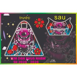 tem dán nhựa nhám xe SH 2020 - 2025  ngộ nghĩnh hót. Nhãn Dán Decal 3 lớp nhám cao cấp, bám dính tốt 4