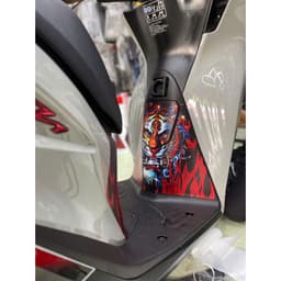 tem dán nhựa nhám xe SH 2020 - 2025  ngộ nghĩnh hót. Nhãn Dán Decal 3 lớp nhám cao cấp, bám dính tốt 6