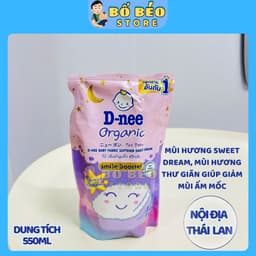 Nước xả vải Dnee Thái Lan làm mềm vải, nhiều mùi hương, an toàn và dịu nhẹ cho bé túi 550ml/1100ml 7