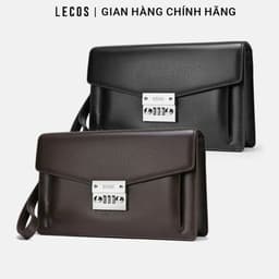 Túi Clutch Nam LECOS LC7 Da Thật Da Cao Cấp Nhiều Ngăn Để Tiền Thẻ Lịch Lãm 1