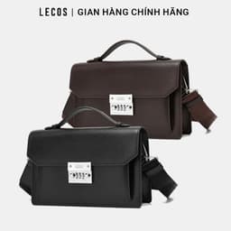 [4-25/9 TẶNG QUÀ TRUNG THU 599K] Túi Clutch Nam LECOS LC9 Da Cao Cấp Phom Cứng Cáp May Tay Tỉ Mỉ 2