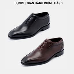 Giày Tây Nam LECOS LG1 Oxford Da Thật Đế Đúc Chống Mòn Gặp Đối Tác 1