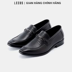 [4-25/9 TẶNG QUÀ TRUNG THU 599K] Giày Tây Nam LECOS LG11 Da Bò Thật Đế Cao 3 Cm Mũi Nhọn Sang Trọng 2