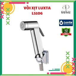 Vòi Xịt Vệ Sinh Mạ Chrome LUXTA L5106 - Bền Đẹp, Chống Gỉ, Bảo Hành 12 Tháng | AP Home 1