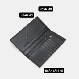 Ví Nam Đứng LECOS LV4 Da Thật Nhiều Ngăn Thẻ Nhỏ Gọn Bỏ Túi 6