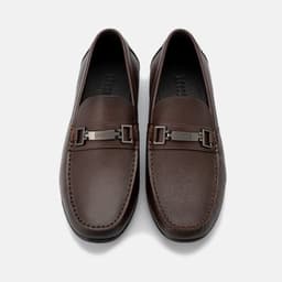 [4-25/9 TẶNG QUÀ TRUNG THU 599K] Giày Moccasin Nam LECOS LG16 Da Bò Thật Lót Thoáng Khí Khử Mùi Tốt 3