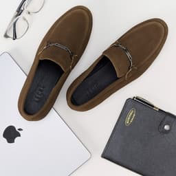 Giày Moccasin Nam LECOS LG20 Giày Lười Moccasin Nam Da Thật Chỉ Viền Đế Chống Trượt 2
