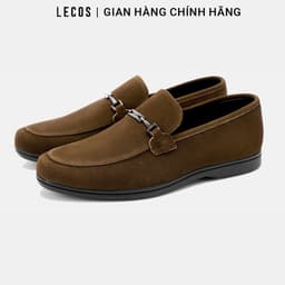 Giày Moccasin Nam LECOS LG20 Giày Lười Moccasin Nam Da Thật Chỉ Viền Đế Chống Trượt 1
