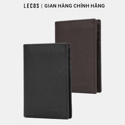 Ví Nam Đứng LECOS LV14 Da Thật Nhiều Ngăn Thẻ Nhỏ Gọn Bỏ Túi 1