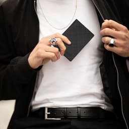 Ví Da Nam LECOS LV10 Mini Da Thật Thiết Kế Tối Giản Sang Trọng 2