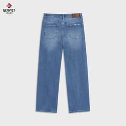 [ẨN] Quần Jeans Nữ Dáng Đứng GENVIET JEANS Thiết Kế Hiện Đại, Cạp Cao, Chất Liệu Co Giãn W241.G. 8778 6