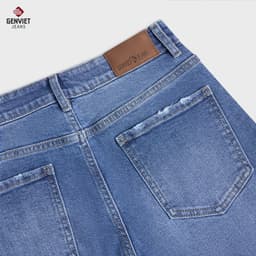 [ẨN] Quần Jeans Nữ Dáng Đứng GENVIET JEANS Thiết Kế Hiện Đại, Cạp Cao, Chất Liệu Co Giãn W241.G. 8778 8
