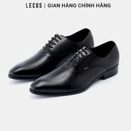 Giày Tây Nam LECOS LG6 Da Thật May Thủ Công Phối Vest Lịch Lãm 1